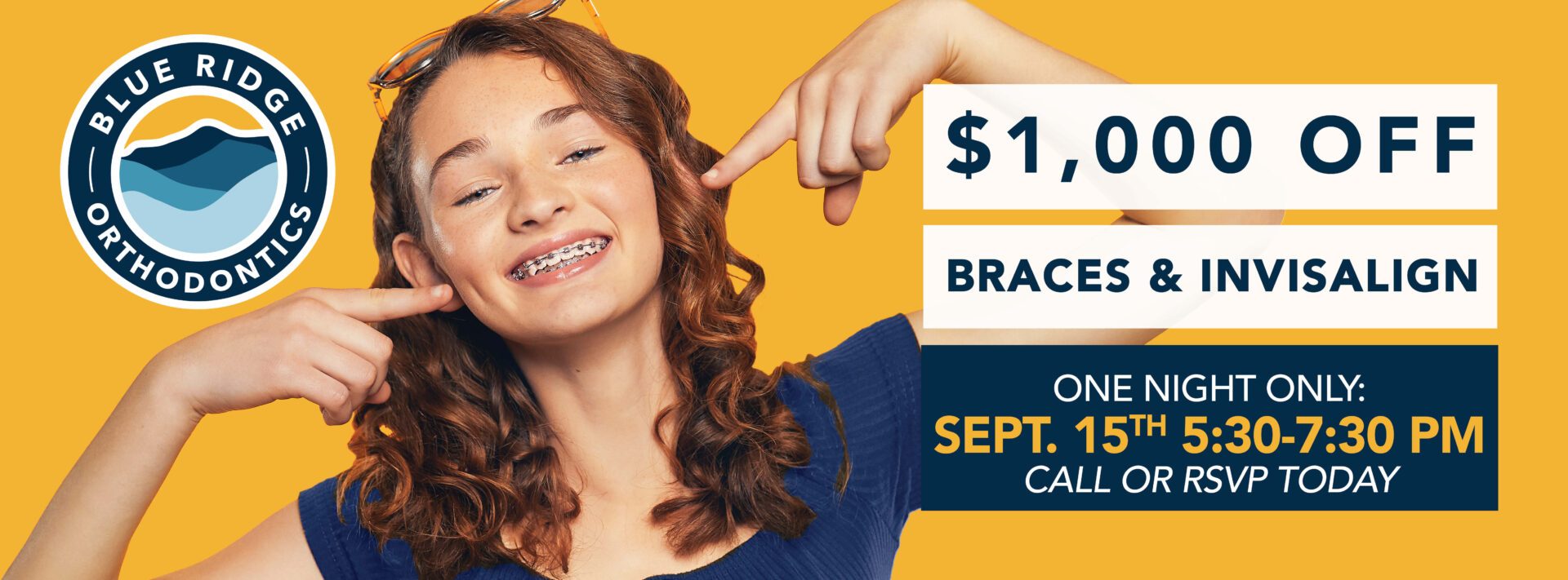 Braces & Invisalign Week Save $1,000 on Treatment | Blue Ridge Orthodontics